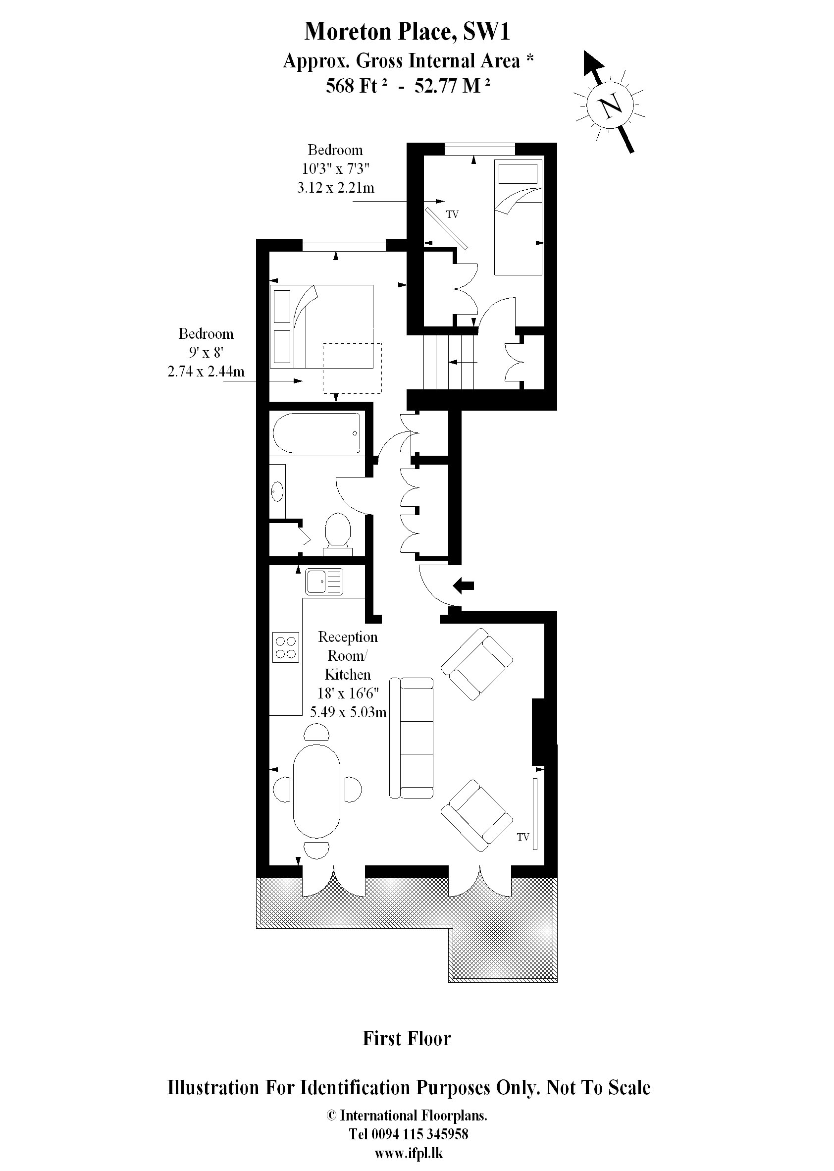 Light and bright 1 bedroom flat in Pimlico A Place Like Home