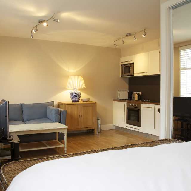 Superior studio apartment in art deco development A Place Like Home